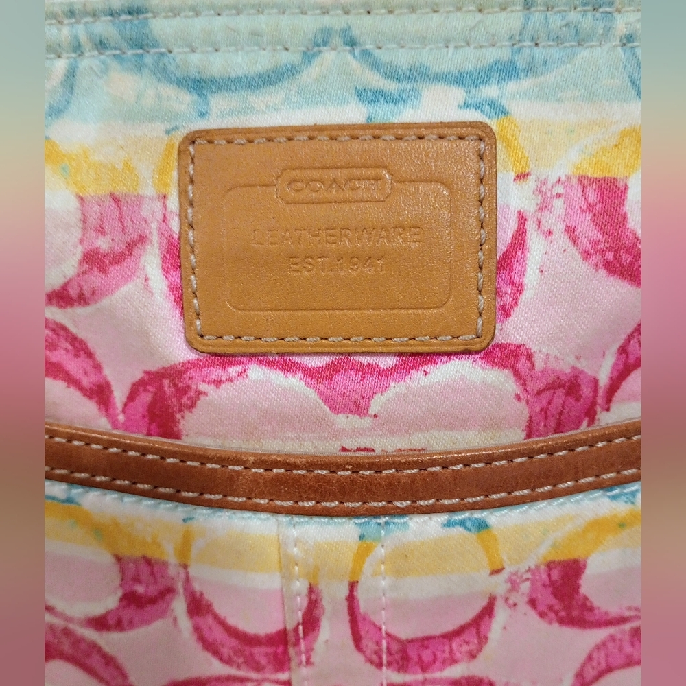 Coach Hampton Stripe Swingpack Crossbody Bag - Picture 4 of 16